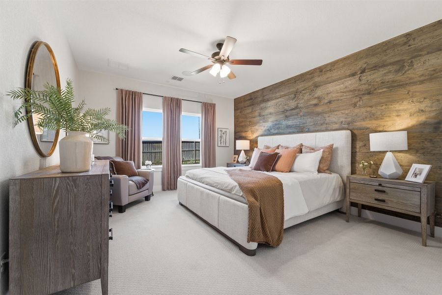 Furnished interior view inside a new home in Infinity Square, Kyle (Image 53).