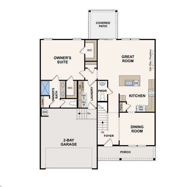 2D floor plan layout of this home in Carver Creek, Lebanon, TN (Image 2). 2D floor plan layout of this home in Carver Creek, Lebanon, TN (Image 2).