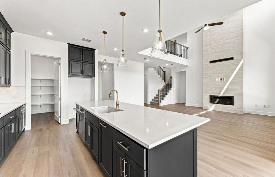 Furnished interior view inside a new home in Kuempel Estates, Pflugerville (Image 7).
