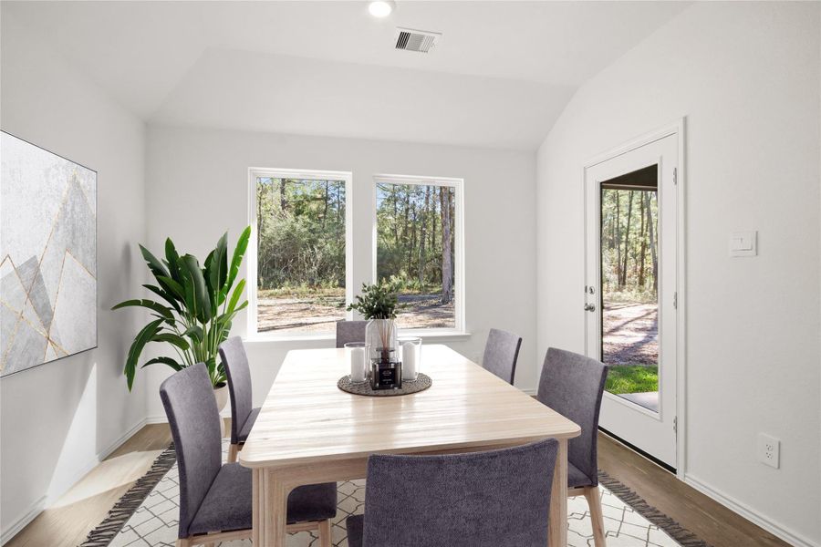 Furnished interior view inside a new home in River Ranch Meadows, Dayton (Image 3).