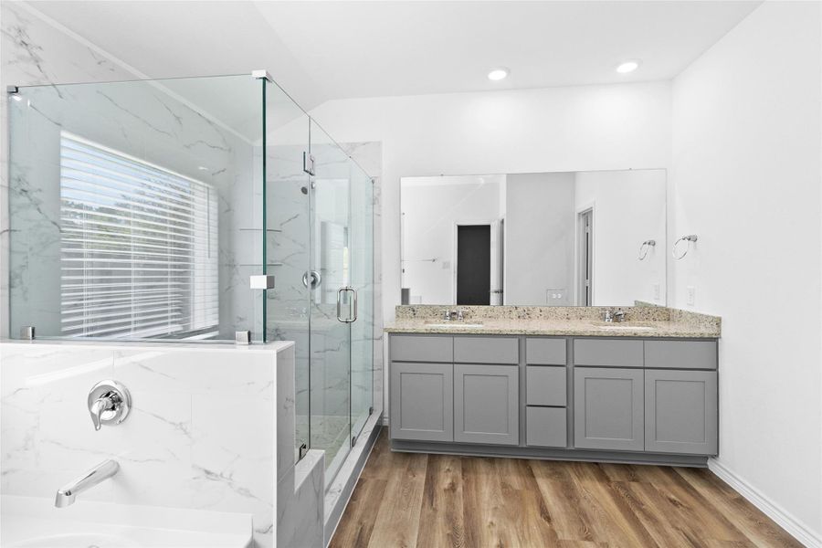 Furnished interior view inside a new home in , Willis (Image 6).