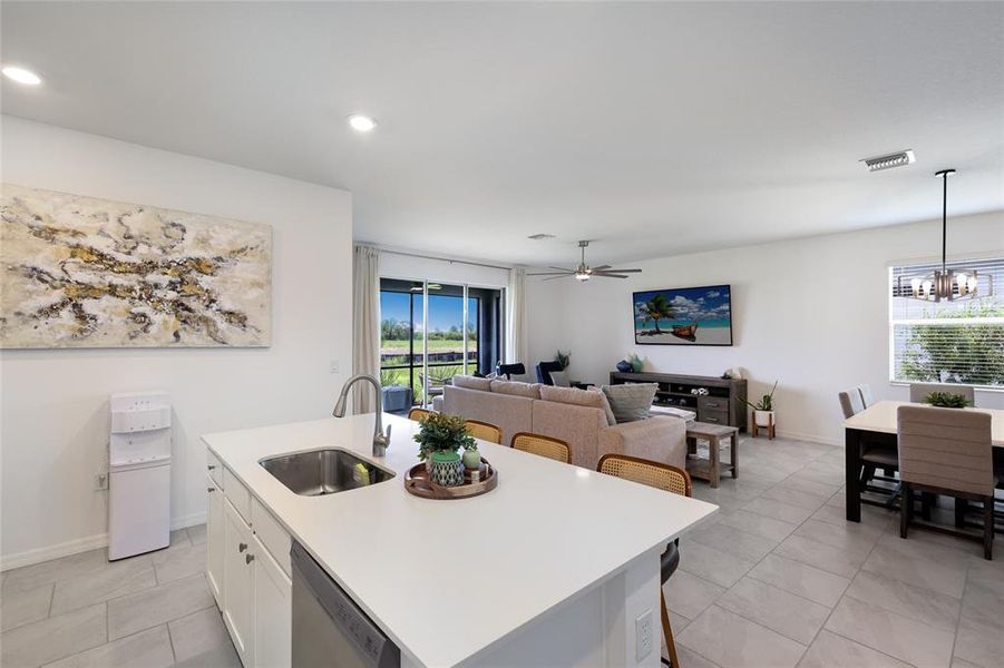 Furnished interior view inside a new home in Rye Ranch, Parrish (Image 10).
