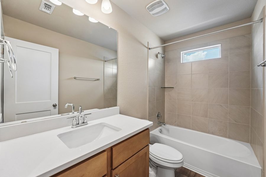 Furnished interior view inside a new home in Hartrick Ranch, Temple (Image 6).
