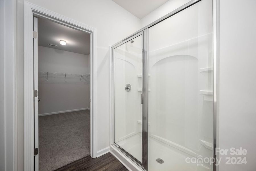 Primary bath with large shower