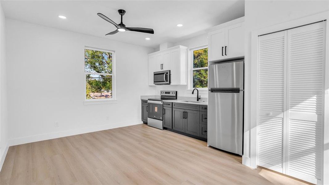 Furnished interior view inside a new home in , St. Petersburg (Image 9).