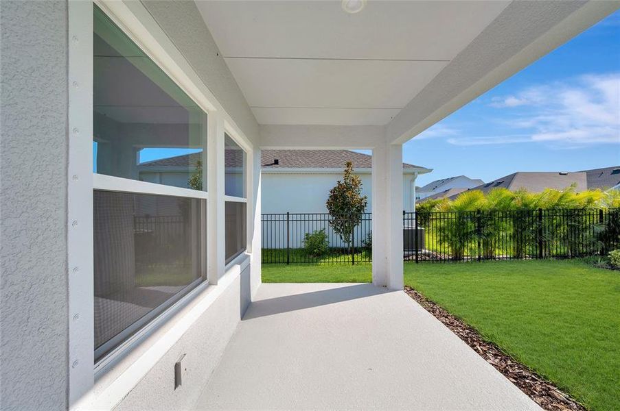 Exterior details and patio area of a home in Waterset Tradition Series, Apollo Beach (Image 16). Exterior details and patio area of a home in Waterset Tradition Series, Apollo Beach (Image 16).