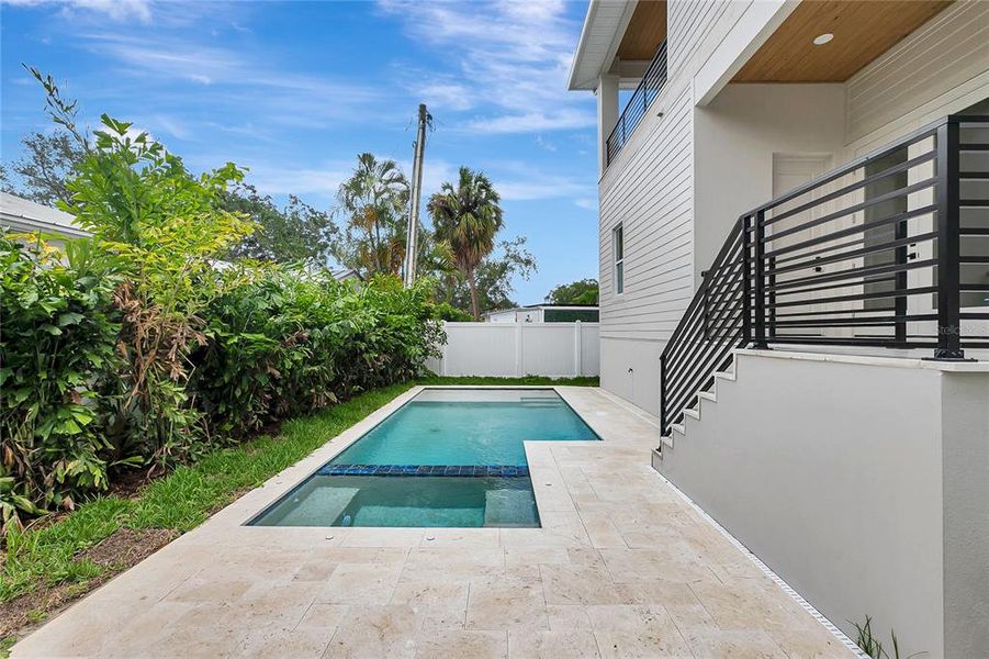 Exterior details and patio area of a home in , Tampa (Image 26). Exterior details and patio area of a home in , Tampa (Image 26).