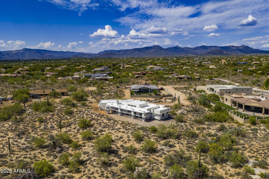 Aerial View Looking Due North Aerial View Looking Due North