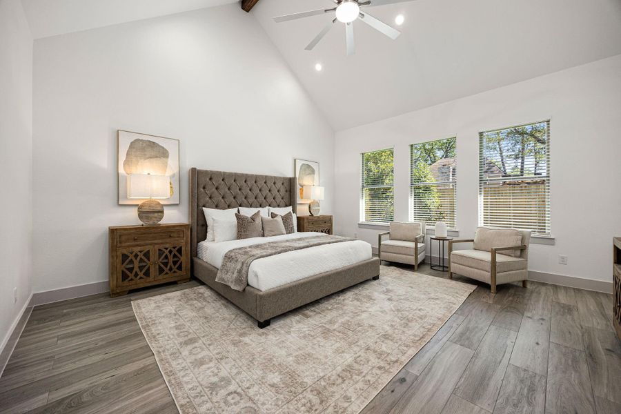 Furnished interior view inside a new home in , Houston (Image 11).