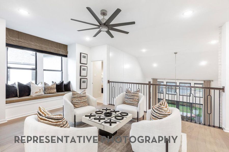 Furnished interior view inside a new home in Santa Rita Ranch, Liberty Hill (Image 12).