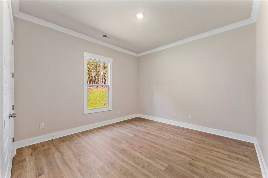 Bedroom 2 -Images are of a different home with a s