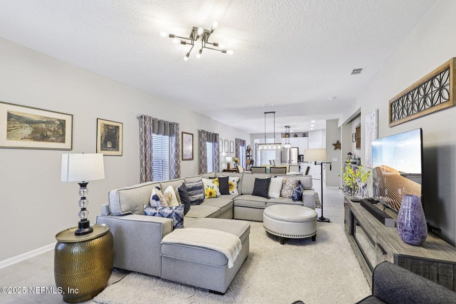 Furnished interior view inside a new home in Tributary, Yulee (Image 26). Furnished interior view inside a new home in Tributary, Yulee (Image 26).