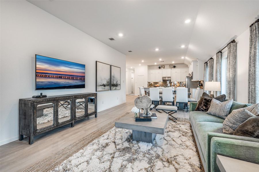 Furnished interior view inside a new home in Anniston, Katy (Image 26).