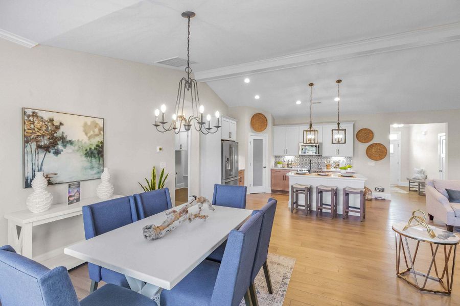 Representative furnished interior of a home built from the Carver by Caviness & Cates Communities in Maggie Way, Wendell (Image 61).