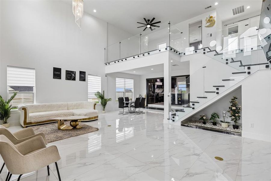 Furnished interior view inside a new home in , Van Alstyne (Image 6).