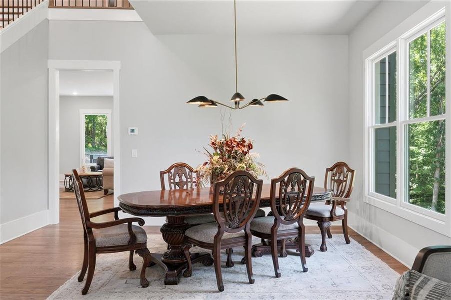 Furnished interior view inside a new home in , Canton (Image 14).
