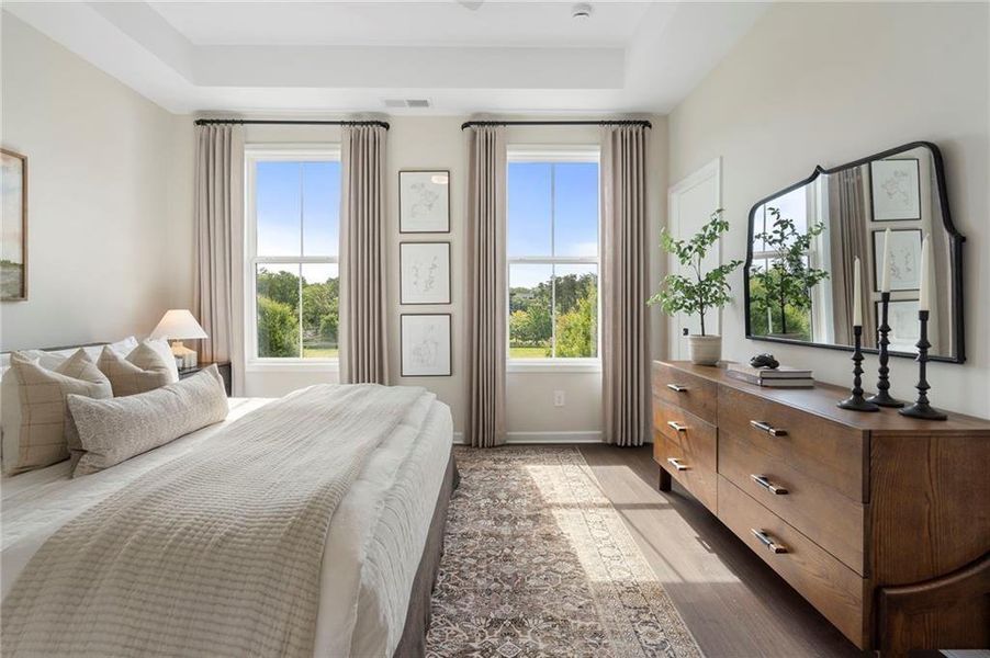Furnished interior view inside a new home in , Alpharetta (Image 23).