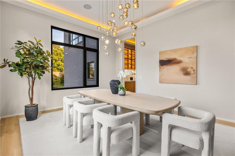 Furnished interior view inside a new home in , Marietta (Image 55).