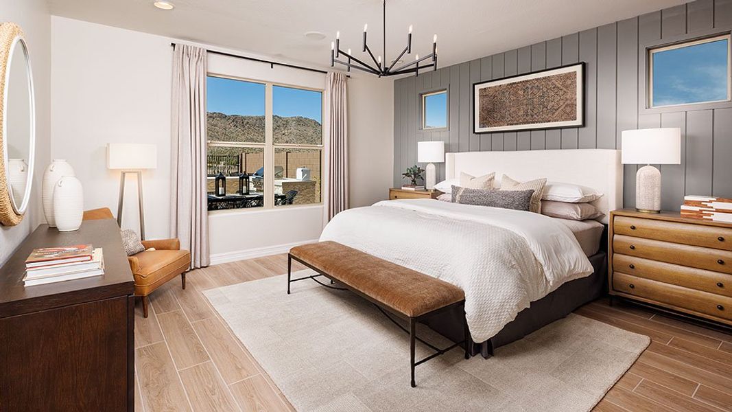 Furnished interior view inside a new home in Ladera Trails, Queen Creek (Image 5).