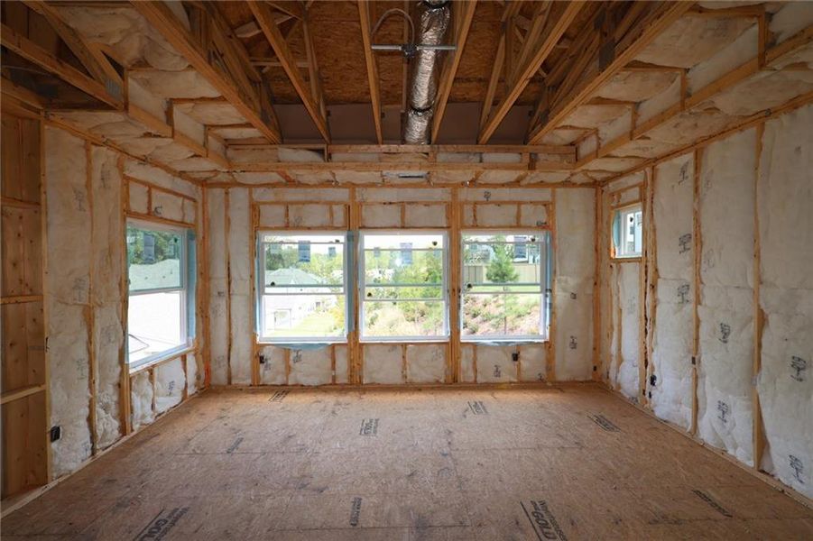 In-progress construction of a new home in Havencroft, Woodstock, GA (Image 7).