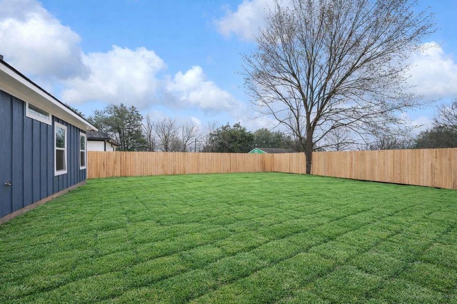 Exterior details and patio area of a home in , Bryan (Image 3).