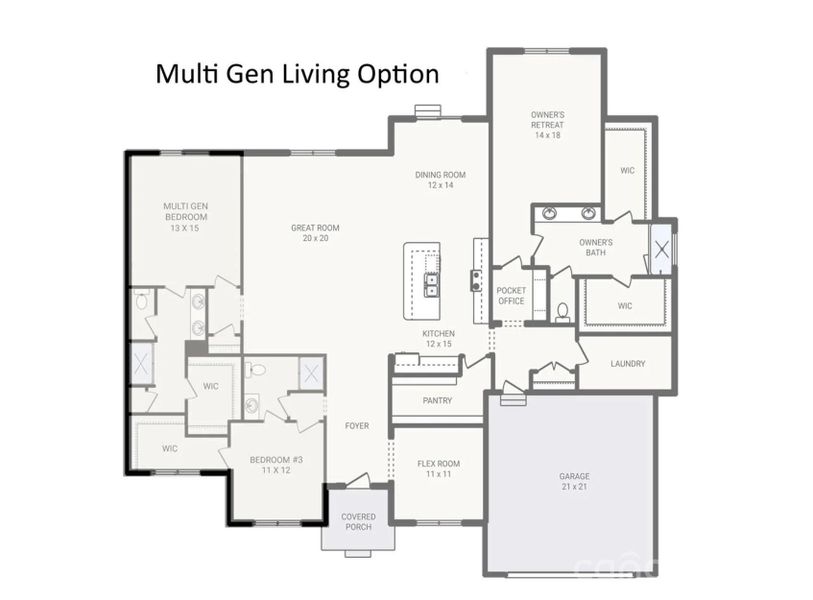 2D floor plan layout of this home in , Lancaster, SC (Image 3). 2D floor plan layout of this home in , Lancaster, SC (Image 3).