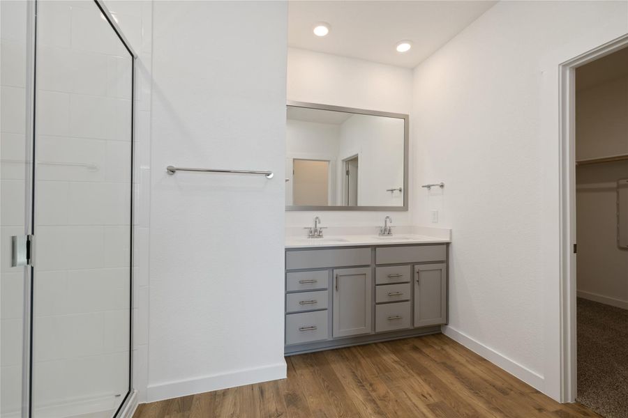 Furnished interior view inside a new home in Rosenbusch Ranch, Leander (Image 3). Furnished interior view inside a new home in Rosenbusch Ranch, Leander (Image 3).