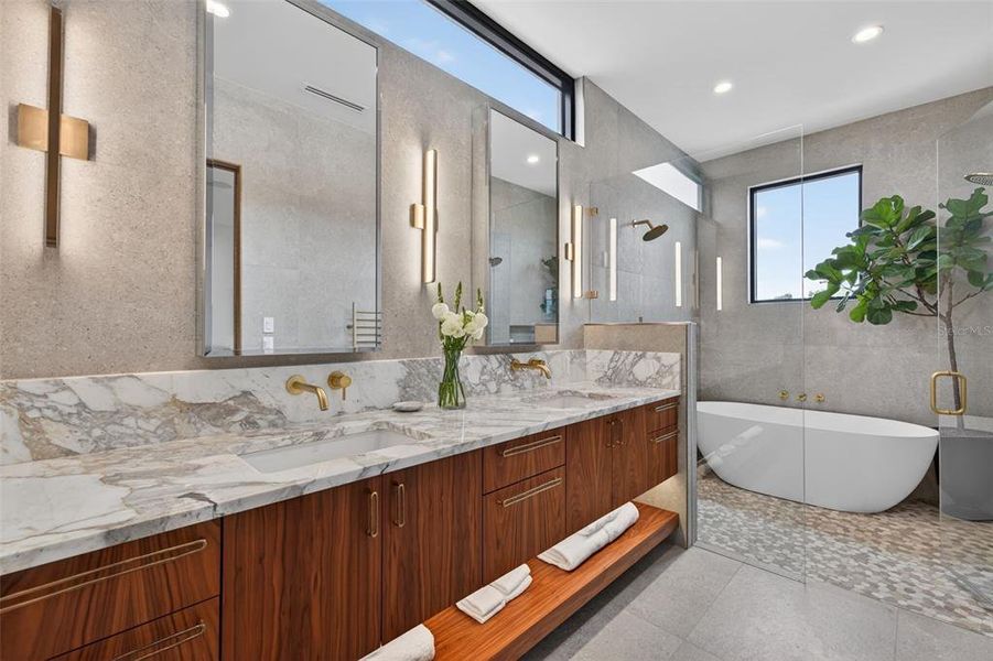 Furnished interior view inside a new home in , St. Petersburg (Image 49).