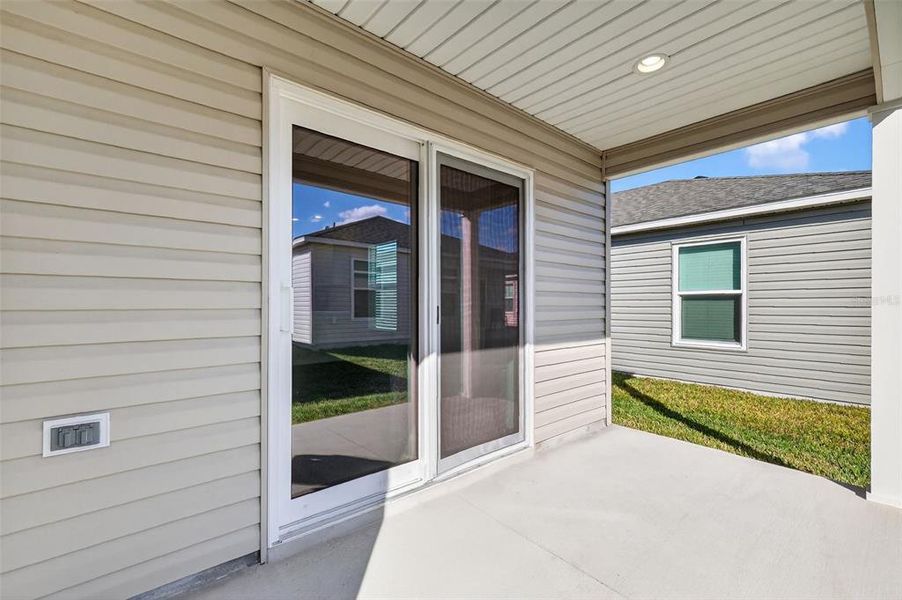 Exterior details and patio area of a home in , The Villages (Image 4).