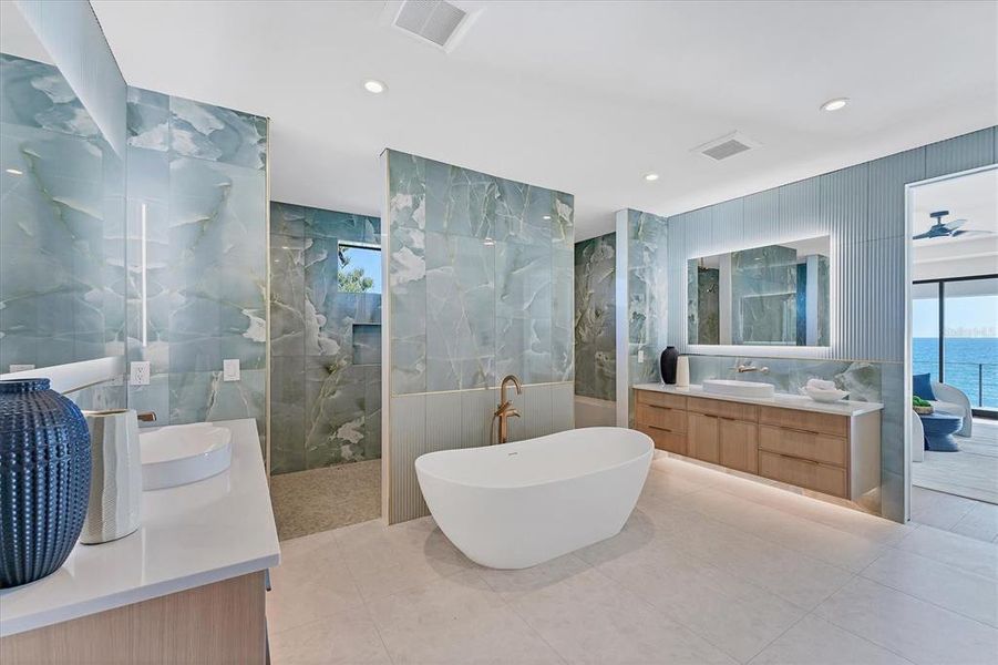 Furnished interior view inside a new home in , Nokomis (Image 50).