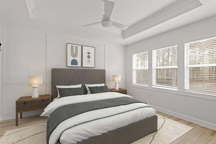 Private primary suite (*Photo not of actual home and used for illustration purposes only.)