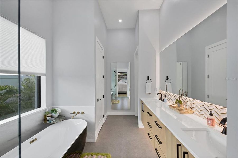 Furnished interior view inside a new home in , Sarasota (Image 12).