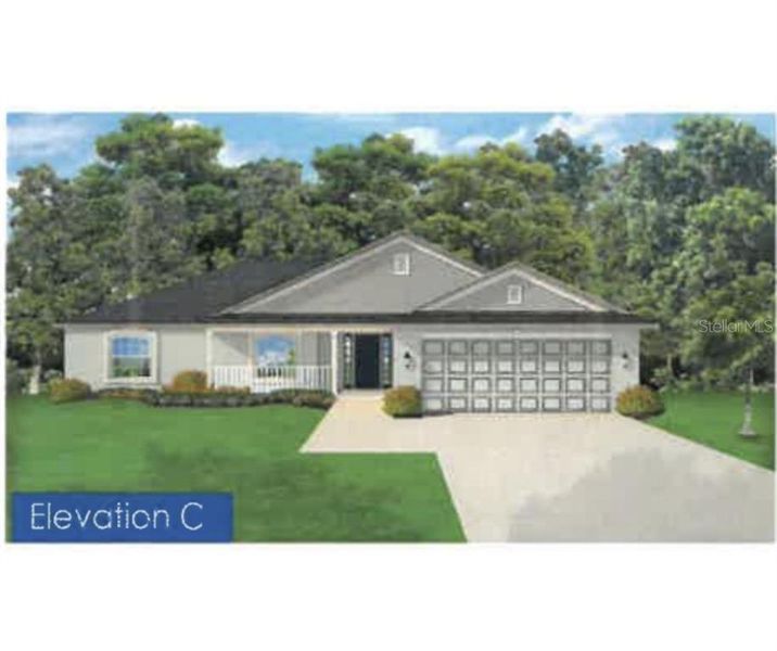 Front exterior of a new home in Rotonda, Rotonda West, FL, highlighting curb appeal (Image 18).