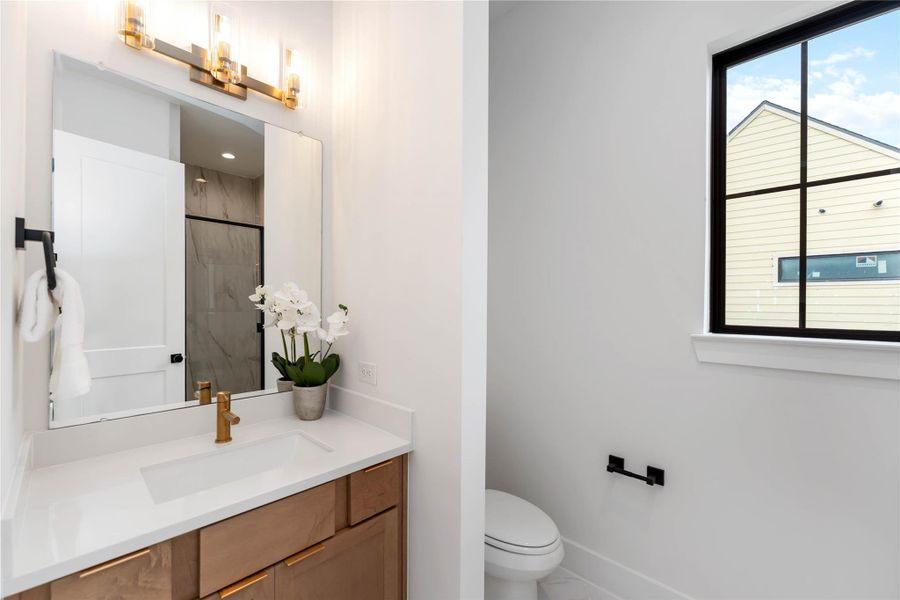 Furnished interior view inside a new home in , Houston (Image 18).