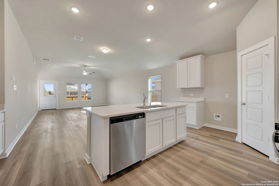 Furnished interior view inside a new home in Winding Brook, San Antonio (Image 6).