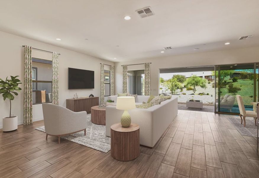 Virtually Staged Trilogy Verde River Cordoba Homesite 1359 Great Room - 5 of 25 Virtually Staged Trilogy Verde River Cordoba Homesite 1359 Great Room - 5 of 25