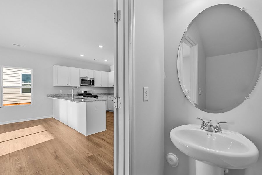 Furnished interior view inside a new home in Hanes Lake, Winston-Salem (Image 17). Furnished interior view inside a new home in Hanes Lake, Winston-Salem (Image 17).