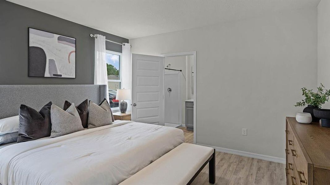 Furnished interior view inside a new home in Lake Deer Estates, Poinciana (Image 11).