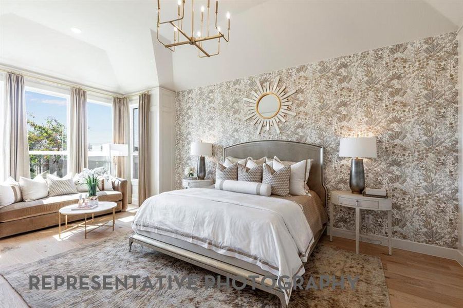 Furnished interior view inside a new home in Star Trail, Prosper (Image 14).