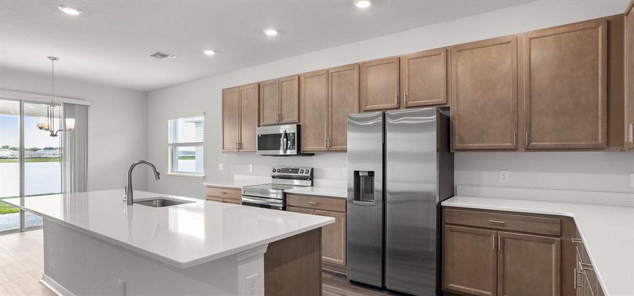 Furnished interior view inside a new home in The Crossings - Single-Family Homes, St. Cloud (Image 6).