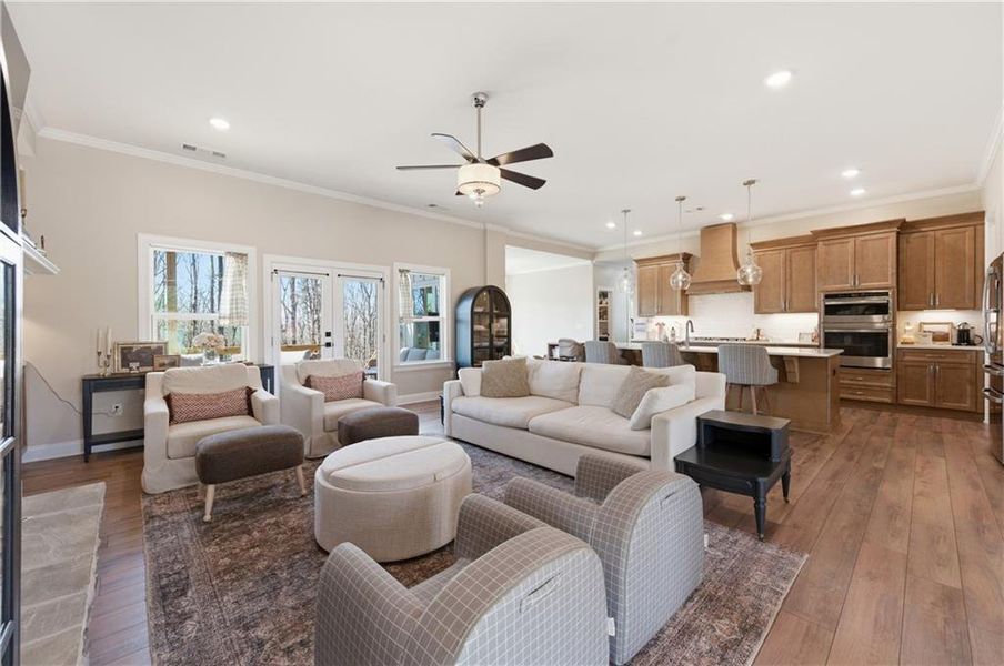 Furnished interior view inside a new home in , Ball Ground (Image 10).