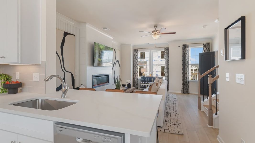Furnished interior view inside a new home in Silverock, McDonough (Image 15).