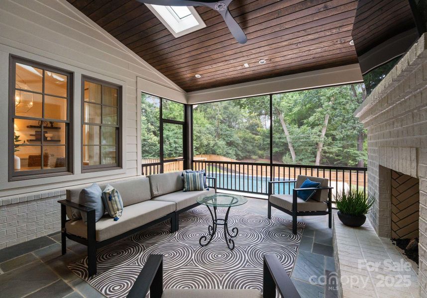 Furnished interior view inside a new home in , Charlotte (Image 37).