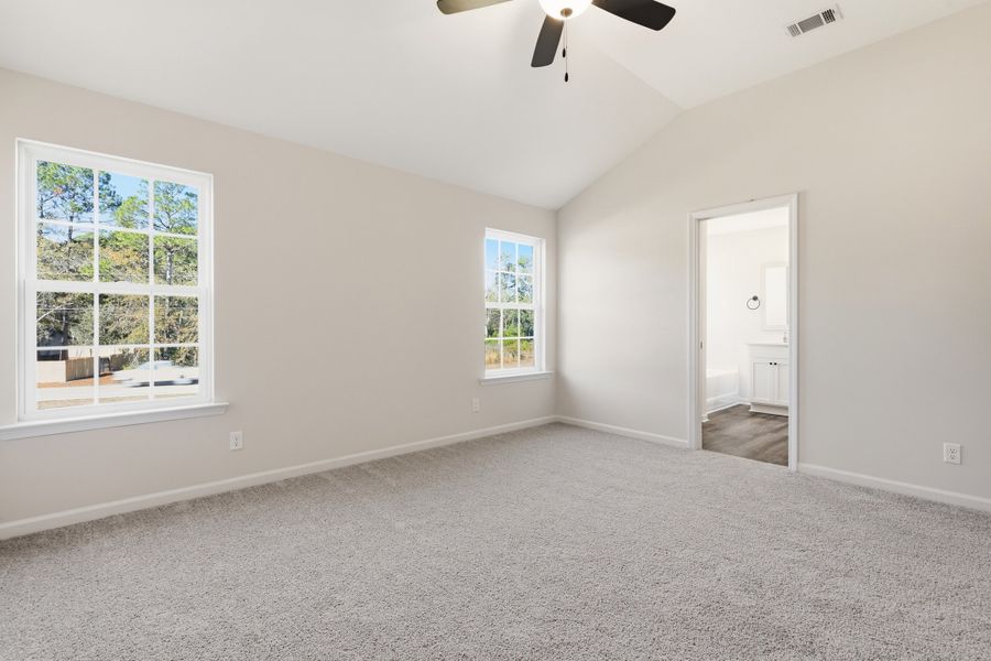 Representative unfurnished interior of a home built from the The Porter by RTS Homes in The Pointe at Villages on Marne, Hinesville (Image 22).