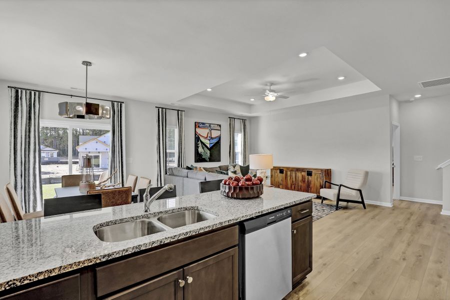 Furnished interior view inside a new home in Citadel Point at Southbridge, Sneads Ferry (Image 16).