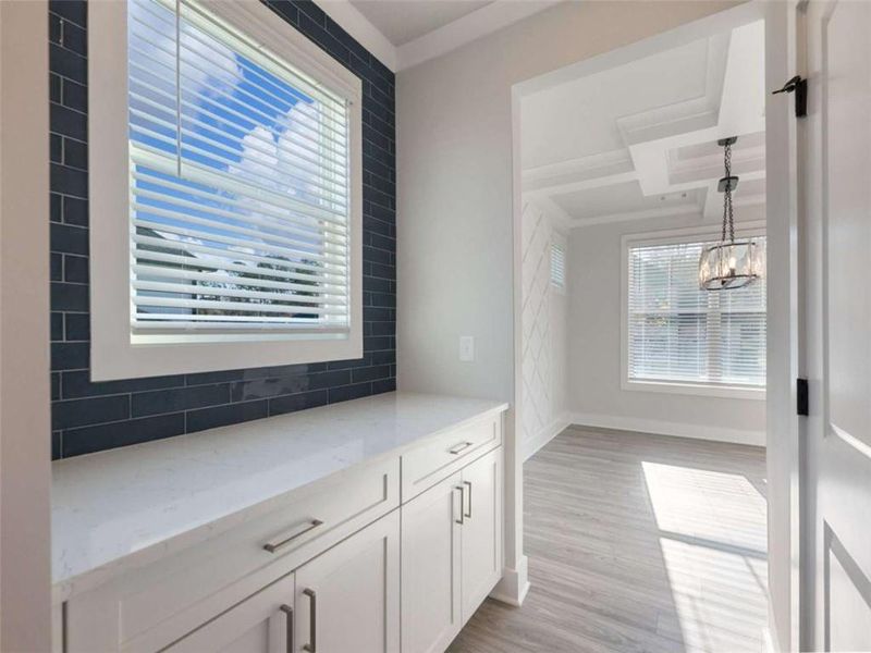 Furnished interior view inside a new home in , Buford (Image 42).