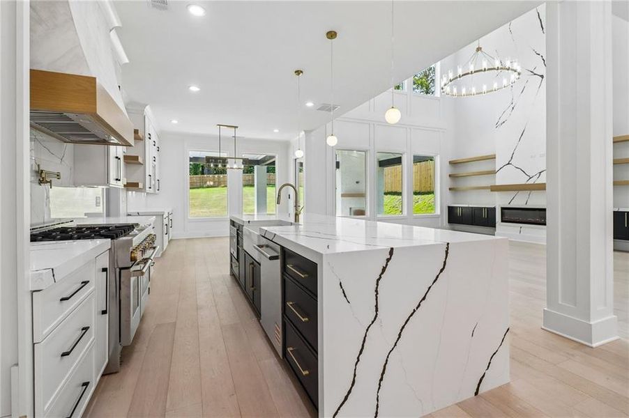 Furnished interior view inside a new home in , Grayson (Image 20).