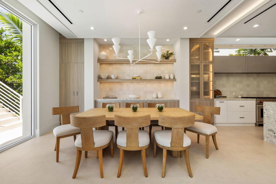 Furnished interior view inside a new home in , Delray Beach (Image 40).