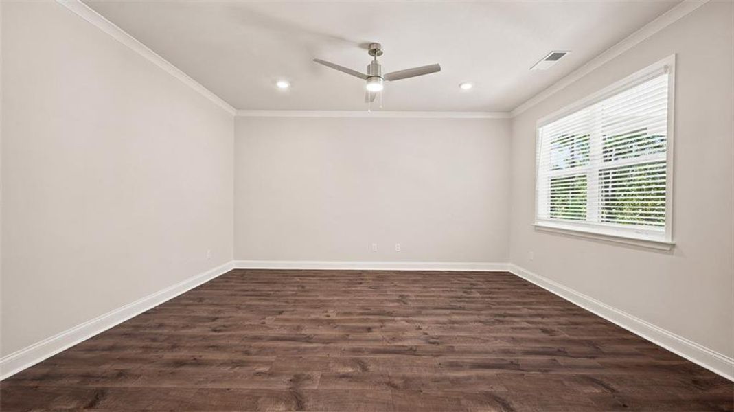 Spacious, unfurnished interior of a new home in Oak Ridge Meadows - Active Adult, Locust Grove (Image 18).