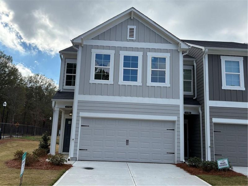 Front exterior of a new home in , Decatur, GA, highlighting curb appeal (Image 1). Front exterior of a new home in , Decatur, GA, highlighting curb appeal (Image 1).